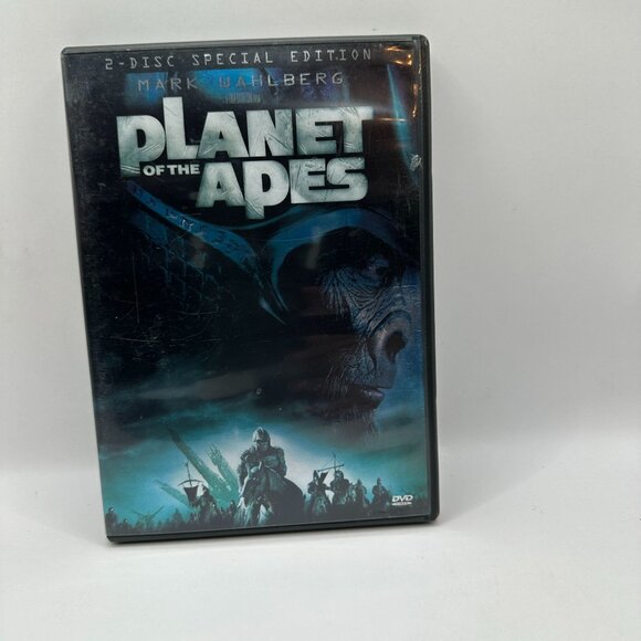 Planet Of The Apes 2001 Mark Wahlberg 2 Disc Special Edition DVD Tim Burton - Picture 1 of 4